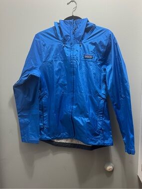 Patagonia Bright Blue Women's Hooded Ski Jacket